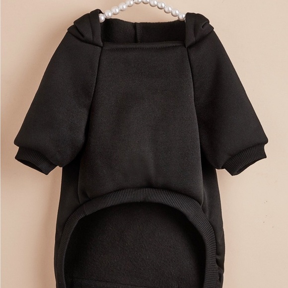 I GIVE FREE KISSES Pet Fleece Lined Hoodie | dog sweater - Picture 4 of 5